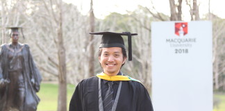 Graduation at Macquarie University Australia
