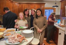 Armaya Doremi celebrating Thanksgiving with the American Family.