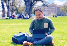 Fikan at the University Square, The University of Melbourne, Australia. Source: Personal documentation